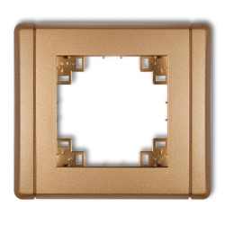Kompletna ramka uniwersalna pojedyncza złoty metalik 8FR-1