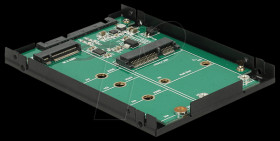 62866 2.5 Converter SATA &gt; 1 x M.2 key B / 1 x mSATA