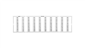 Oznaczniki Wmb 1X 301-400 793-5611 /5Szt./