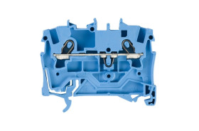 Złączka szynowa 2-przewodowa 1,5mm2 niebieska 2001-1204 TOPJOBS