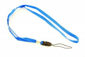 Smycz do telefonu niebieska