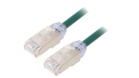 Stp28x3mgr Patch Cord F/Utp,Tx6a-28™ 6A Drut Cu Lszh Zielony 3M 28Awg