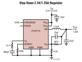 1.25A, 4MHz, Synchronous Step-Down DC/DC Converter