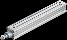 1366957 Standard cylinder, DSBC, dia. 50 mm, M16x1.5, G1/4, PPVA