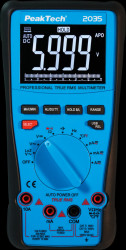 P 2035 Digital multimeter, 6000 counts, TRMS, USB