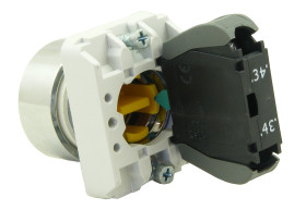Kompletny układ przycisku SPST średnica wycięcia 22.5mm RS PRO