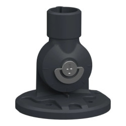 Uniwersalny element montażowy, kolumna świetlna, plastikowy składany uchwyt, szary, Harmony XVB7, XVZ06