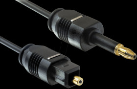 82875 Toslink plug&gt;Toslink mini 3.5-mm plug 1 m