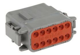Złącze samochodowe 12-pinowe Deutsch 2-rzędowe Męski 7.5A DTM Złącze samochodowe