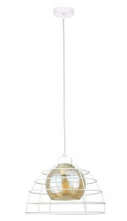 Lampa wisząca loftowa nowoczesna 1xE27 IDAGO NEW WHITE