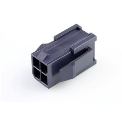 Molex 469930410 Mini-fit Jr Plug Housing 4-pin 4.2mm Nylon Black