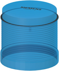 Moduł wieży sygnalizacyjnej Element latarki Siemens Niebieski 115 V 8WD4, IP65