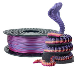 PLA Silk Filament Rainbow Candy 1.75mm 1kg - Azurefilm