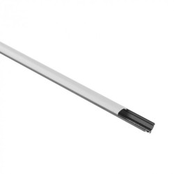 Profil RW01 narożny czarny + klosz mrożony 1m