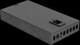 67032 FO connection box, 8 port, SC Simplex