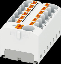 3273890 PTFIX distribution block, 10/12X4, white