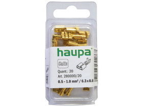 Nasuwka konektorowa mosiądz 0,5 - 1 mm 100szt. 280000/20 HAUPA
