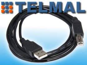 Przewód kabel przyłącze USB wt-wt A-B VEOZ 1,8m