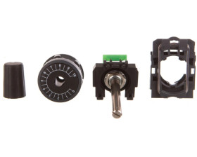 Potencjometr 470kOhm 0,26W 22mm metalowy IP69K XB4BD912R470K