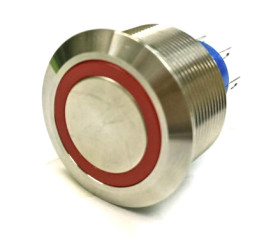 Nasadka przełącznika SPDT średnica wycięcia 25.2mm, montaż panelowy RS PRO