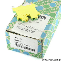 USLKG5 Ground Modular Terminal Block PLUG PHOENIX