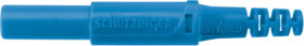 4 mm plug, screw connection, 2.5 mm², CAT II, blue, SFK 30 S NI / OK / BL