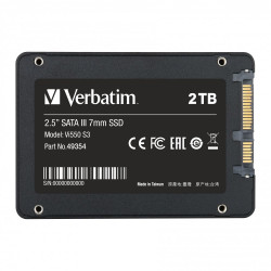 Dysk SSD SSD Vi550 S3, 2 TB, SATA III, wewnętrzny Nie, Verbatim