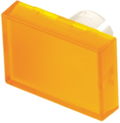 Klosze lampek do przełączników modułowych Żółta soczewka prostokątna EAO