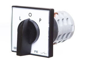 Wyłącznik krzywkowy L-0-P (lewo prawo) Łuk E25-42 25A IP65 z płyką przednią 952541 ELEKTROMET