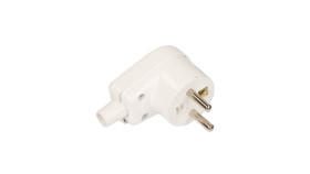 Wtyczka Z Uziemieniem 16A Wb-6 Biała Wb601