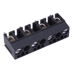 4-Way 10.00mm PCB Terminal Block Grey 20A 300V