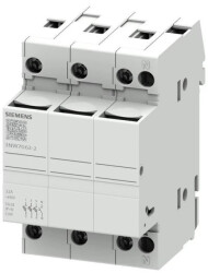 Podstawa bezpiecznikowa do wkładek cylindrycznych 10×38 mm 32A 3P+N 3NW7063-2