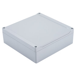 Hammond 1555W2GY Watertight PC Enclosure Grey, Styled Lid 180 x 180 x 60mm