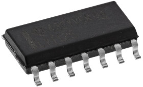 SN74LVT125D, 4-Channel Bufor, sterownik liniowy, LVT, 3 stany, Nieodwracana 14-pinowy SOIC Nie