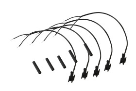 Opencircuit EL Wire connector with heat shrink - 5pcs