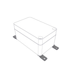 Wspornik montażowy 100310080 Obudowy z minikiemnym szkła