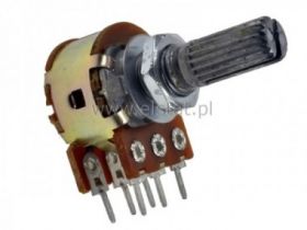 100K pot. stereo logaryt. 0,2W