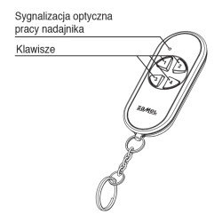 Obudowa Pilota 4-kanałowego P-257/4 i P-457/4 EXTA Free/Life