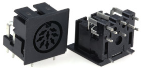 Gniazdo Din 8 -pinowe Żeński Przewlekany 100 V AC