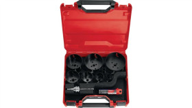 Zestaw Otwornic Hs-Mu 22-127Mm Z 5-Cioma Wiertłami Prowadzącymi W Walizce Hs...