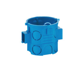 Puszka podtynkowa S60D 60 mm głęboka szeregowa niebieska 34057203 SIMET