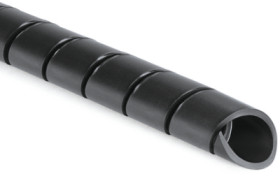 Cable bundle hose, bundle-Ø 5 to 20 mm, PE, black, 5 m, 161-41104
