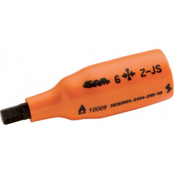 Nasadka sześciokątna z gniazdem 3/8 cala 6mm izolowana SAM