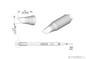 Grot C245912 do rączki JBC T245