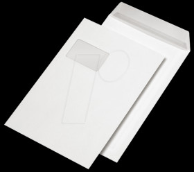 Envelopes with windows, DIN C4, self-adhesive