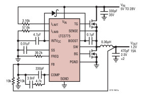 High Frequency Synchronous Step-Down Voltage Mode DC/DC Controller