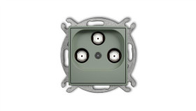 Mini Mechanizm Gniazda Multimedialnego 3F Data (Upc) Szałwiowy 61Mgmu