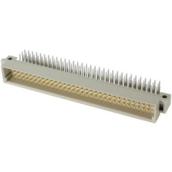 Gniazdo DIN 41612 typ C męskie PIN: 64 a+c THT kątowe 90 09031646921