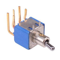 5246WCDB16X404 APEM On-On Miniature PCB Toggle Switch DPDT