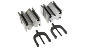 Chrome Steel V Block I Clamp,1 1/2In